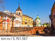 Каменный мост в Воронеже в солнечный мартовский день (2014 год). Стоковое фото, фотограф Светлана Кузнецова / Фотобанк Лори