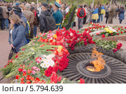 Памятник неизвестному матросу. 70-я годовщина освобождения Одессы от немецко-фашистских захватчиков (2014 год). Редакционное фото, фотограф KEN VOSAR / Фотобанк Лори