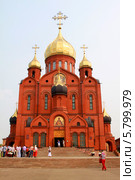 Знаменский Кафедральный собор воскресным днем (2012 год). Редакционное фото, фотограф Николай Патрин / Фотобанк Лори