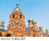 Храм Крестовоздвижения в селе Дарна Истринского района. Стоковое фото, фотограф Володина Ольга / Фотобанк Лори