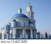 Храм Казанской иконы Божией Матери, поселок Тельма. Стоковое фото, фотограф Копылова Ольга Васильевна / Фотобанк Лори