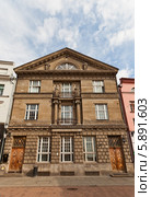 Бывшее здание Немецкого банка (Deutsche Bank, 1909 г.), ныне - PKO Bank Polski. Торунь, Польша. Объект ЮНЕСКО (2014 год). Стоковое фото, фотограф Иван Марчук / Фотобанк Лори