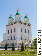 Астраханский кремль. Успенский Кафедральный собор (2014 год). Редакционное фото, фотограф Андрей Воробьев / Фотобанк Лори