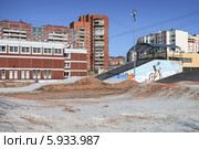 ВМХ-велогоночная трасса в Приморском районе Санкт-Петербурга. Редакционное фото, фотограф Vladimir Sviridenko / Фотобанк Лори