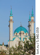 Мечеть Кул-Шариф в Казани, Татарстан (2014 год). Стоковое фото, фотограф Вадим Хомяков / Фотобанк Лори