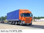 Грузовик Scania R420 (2008 год). Редакционное фото, фотограф Art Konovalov / Фотобанк Лори