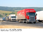 Грузовик Scania R420 (2008 год). Редакционное фото, фотограф Art Konovalov / Фотобанк Лори