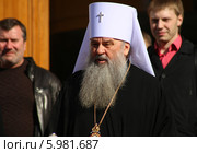 Митрополит Санкт-Петербургский и Ладожский Варсонофий (2014 год). Редакционное фото, фотограф Владимир Трифонов / Фотобанк Лори