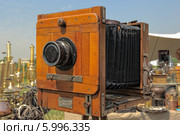 Пластиночная складная камера ФК-13Х18, 1930-1986 г.г. (2014 год). Редакционное фото, фотограф Алексей Голованов / Фотобанк Лори