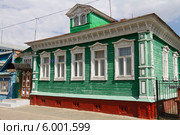 Маленький деревянный дом в Городце (2014 год). Стоковое фото, фотограф Ален Лагута / Фотобанк Лори