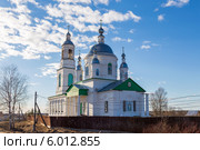 Церковь Покрова Пресвятой Богородицы. Село Ножкино. Чухломской район (2014 год). Стоковое фото, фотограф Сергей Лаврентьев / Фотобанк Лори