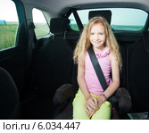 Child in car. Стоковое фото, фотограф Гладских Татьяна / Фотобанк Лори