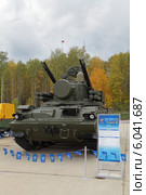 Зенитный пушечно-ракетный комплекс "Тунгуска" на Международной выставке вооружения, военной техники и боеприпасов RAE-2013, г. Нижний Тагил. Редакционное фото, фотограф Игорь Долгов / Фотобанк Лори