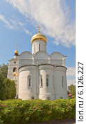 Собор Бориса и Глеба (XVI в.) в Борисоглебском монастыре. Дмитров, Московская обл (2014 год). Стоковое фото, фотограф Иван Марчук / Фотобанк Лори