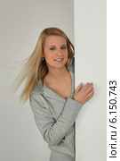 blonde woman portrait. Стоковое фото, фотограф Phovoir Images / Фотобанк Лори