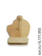 Wooden peg to hang oven glove. Стоковое фото, фотограф Phovoir Images / Фотобанк Лори