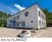 Городское поселение "Посёлок Воротынск". Здание администрации (2014 год). Стоковое фото, фотограф Сергей Лаврентьев / Фотобанк Лори