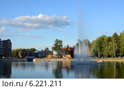 Татарстан, Зеленодольск. Городское озеро (2013 год). Стоковое фото, фотограф Ольга Коцюба / Фотобанк Лори
