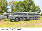 Пусковая установка ракетного комплекса РТ-2ПМ Тополь. Военно-исторический музей артиллерии, инженерных войск и войск связи в Санкт-Петербурге (2014 год). Редакционное фото, фотограф Иван Марчук / Фотобанк Лори