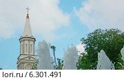 Собор доброго пастыря в Сингапуре (2014 год). Стоковое видео, видеограф pzAxe / Фотобанк Лори