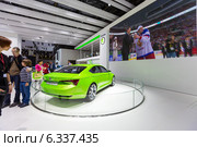 Концептуальный лифтбек Skoda Vision С. ММАС 2014. Редакционное фото, фотограф Сергей Лаврентьев / Фотобанк Лори