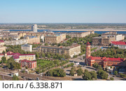 Центр Волгограда. Обзорный вид сверху (2014 год). Редакционное фото, фотограф Андрей Ижаковский / Фотобанк Лори