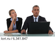 businessman and his assistant working together. Стоковое фото, фотограф Phovoir Images / Фотобанк Лори