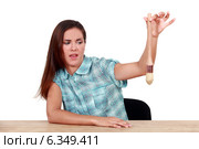 Disgusted woman. Стоковое фото, фотограф Phovoir Images / Фотобанк Лори