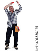 Electrocuted man. Стоковое фото, фотограф Phovoir Images / Фотобанк Лори