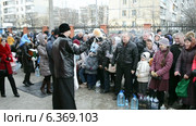 Крещение Господнее в Киеве (Свято-Покровский собор), 19 января 2014 года. Редакционное видео, видеограф FMRU / Фотобанк Лори