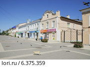 На пешеходной улице Мира в городе Ельце Липецкой области (2014 год). Редакционное фото, фотограф stargal / Фотобанк Лори