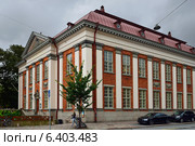 Библиотека в Турку. Финляндия. Старое здание (1903), реконструировано в 2008 (2014 год). Редакционное фото, фотограф Валерия Попова / Фотобанк Лори