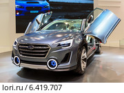 Subaru VIZIV-2 Concept. Московский международный автомобильный салон 2014. Редакционное фото, фотограф Сергей Лаврентьев / Фотобанк Лори