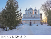 Собор Иоанна Предтечи (12 век) во Пскове (2013 год). Стоковое фото, фотограф Валентина Троль / Фотобанк Лори