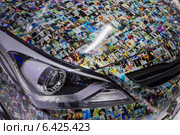 Hyundai Solaris. Московский международный автомобильный салон 2014. Редакционное фото, фотограф Сергей Лаврентьев / Фотобанк Лори