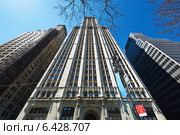 Woolworth Building in New York (2014 год). Стоковое фото, фотограф Николай Охитин / Фотобанк Лори