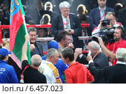 Григорий Дрозд стал чемпионом мира по версии WBC (2014 год). Редакционное фото, фотограф Дмитрий Неумоин / Фотобанк Лори