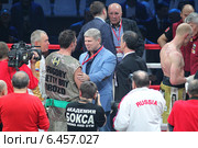 Григорий Дрозд завоевал титул чемпиона мира по версии WBC (2014 год). Редакционное фото, фотограф Дмитрий Неумоин / Фотобанк Лори