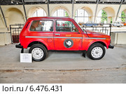Внедорожник ВАЗ-2121 "Нива" на ВДНХ (2014 год). Редакционное фото, фотограф Алёшина Оксана / Фотобанк Лори