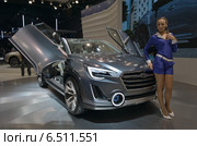 Кроссовер Subaru VIZIV-2 Concept, ММАС 2014. Редакционное фото, фотограф Алексей Голованов / Фотобанк Лори