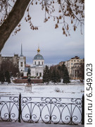 Тверь. Храм Воскресения Христова зимним днем (2012 год). Стоковое фото, фотограф Ольга Денисова / Фотобанк Лори