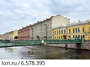 Почтамтский мост  в Адмиралтейском районе Санкт-Петербурга (2014 год). Стоковое фото, фотограф Овчинникова Ирина / Фотобанк Лори
