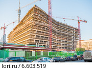 Строительство телевизионного комплекса НТВ (2014 год). Редакционное фото, фотограф Владимир Князев / Фотобанк Лори