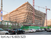 Строительство нового медиацентра НТВ в Останкино (2014 год). Редакционное фото, фотограф Владимир Князев / Фотобанк Лори