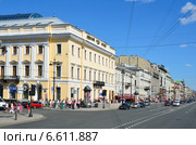 Санкт-Петербург, Невский проспект, дом Н. А. Строганова -  Здание Волжско-Камского банка (2014 год). Редакционное фото, фотограф Овчинникова Ирина / Фотобанк Лори