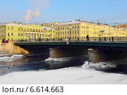Семёновский мост зимой. Санкт-Петербург (2014 год). Редакционное фото, фотограф Валерия Попова / Фотобанк Лори