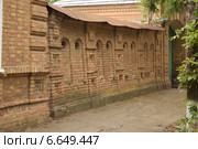 Часть стены дома в Ейске. Стоковое фото, фотограф Денис Сахаров / Фотобанк Лори