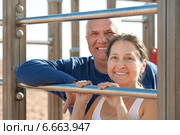 Healthy mature couple. Стоковое фото, фотограф Яков Филимонов / Фотобанк Лори