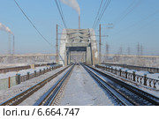 Воскресенск. Неверовский мост. Стоковое фото, фотограф Александр Шлёнков / Фотобанк Лори
