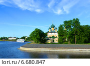 Углич, летний городской пейзаж (2013 год). Стоковое фото, фотограф Анна Мартынова / Фотобанк Лори